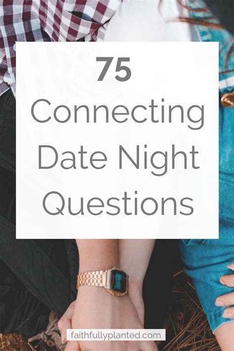 75 Date Night Questions For Couples Free Printable Faithfully Planted