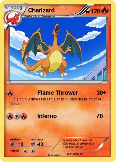 Pokémon Charizard 7746 7746 Flame Thrower My Pokemon Card