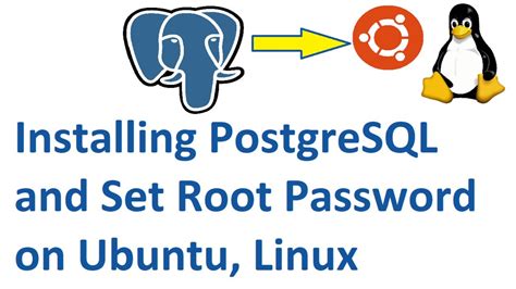 How To Install Postgresql Set Password For Postgres User Fix