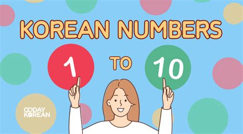 Korean Numbers 1 10 Easy Ways To Start Counting