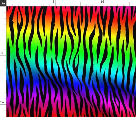 Neon Rainbow Zebra Print Wallpaper