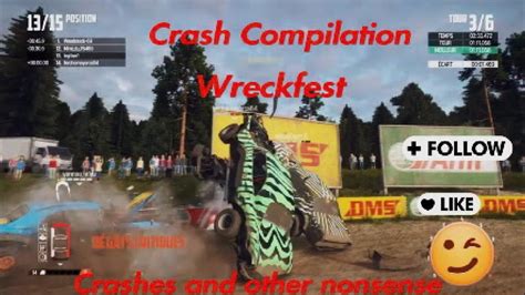 Crash Compilation Sur Wreckfest Youtube