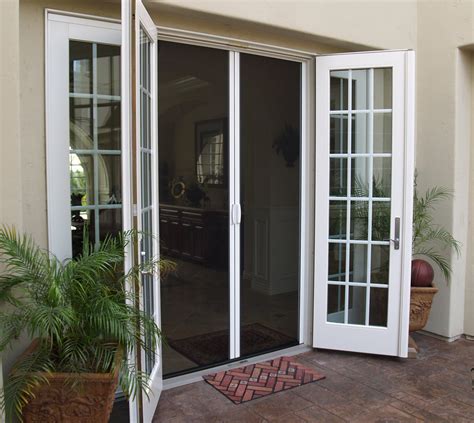 Casper Custom Cut Retractable Doublefrench Door Screen White