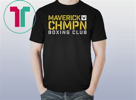 Logan paul merch MAVERICK CHAMPION BOXING T-SHIRT