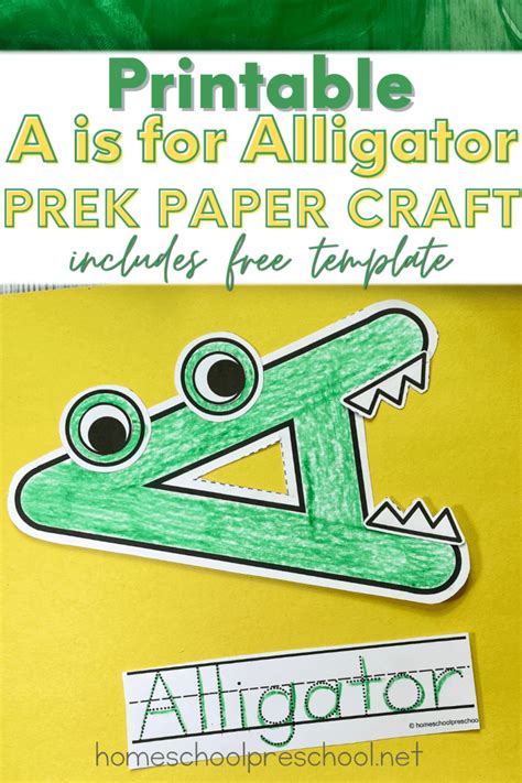 Alligator craft for kids – Artofit