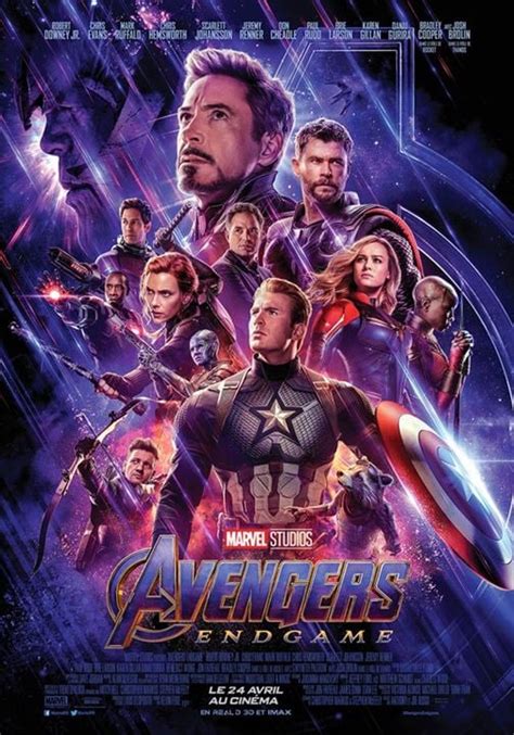 Affiche du film Avengers Endgame Affiche 1 sur 41 AlloCiné