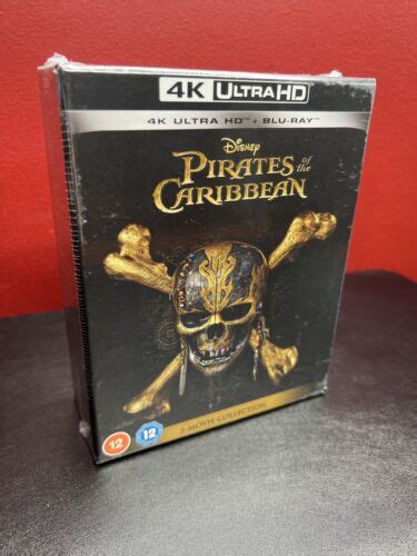 Pirates Of The Caribbean Box Set K Uhd Blu Ray Slipcovers