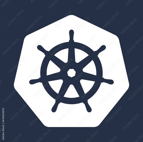 Kubernetes Logo A Symbol Of Container Orchestration And Cloud Native