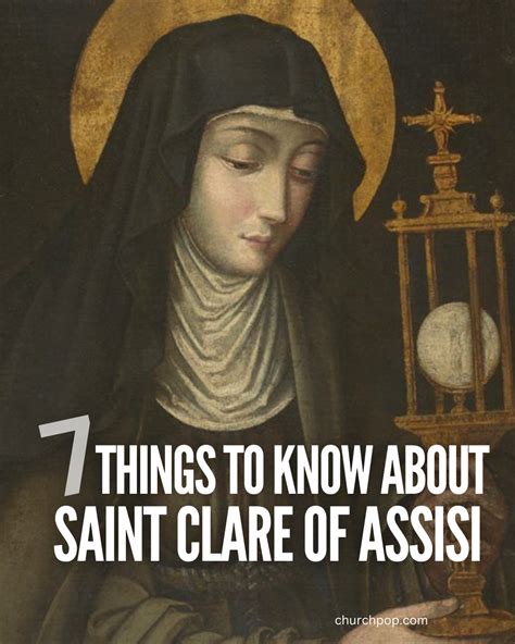 7 Things to Know About the Amazing Saint Clare of Assisi, Foundress of ...