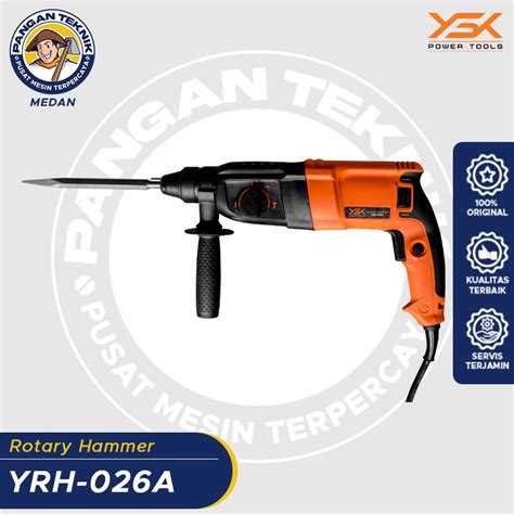 Jual Mesin Bor Listrik Rotary Hammer Yasuka 26mm YRH 026A