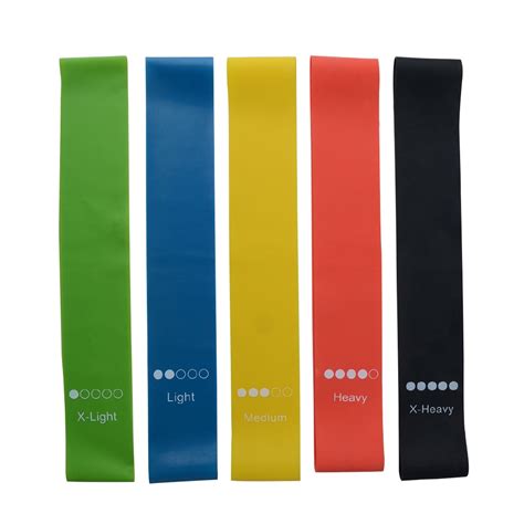 Pcs Elastic Sports Training Latex Yoga Resistance Bands Tension Belts