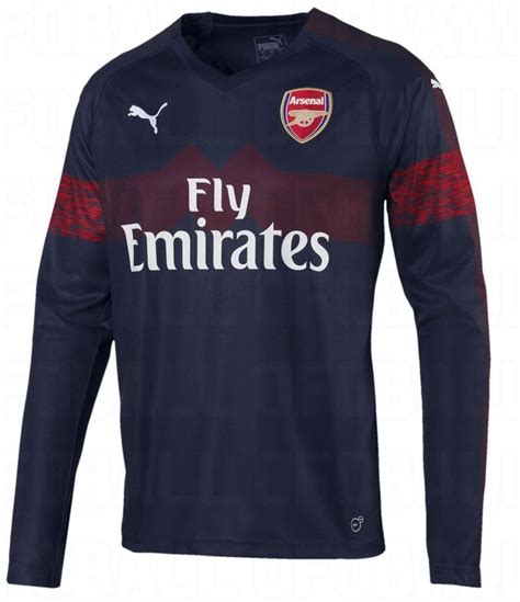 CAMISA ARSENAL FC MANGA LONGA 2019 UNIFORME RESERVA DRY CELL PUMA