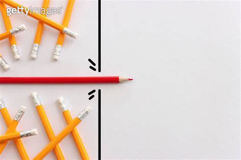 Image Of Pencil Overcoming Barrier Obstacle