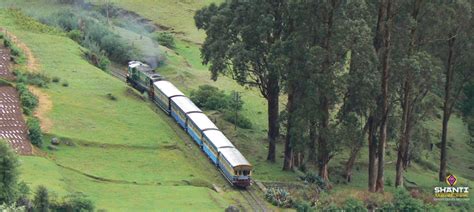 Riding the toy train from Ooty to Coonoor