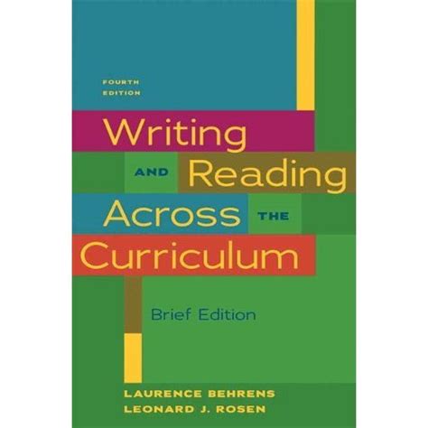 Writing And Reading Across The Curriculum