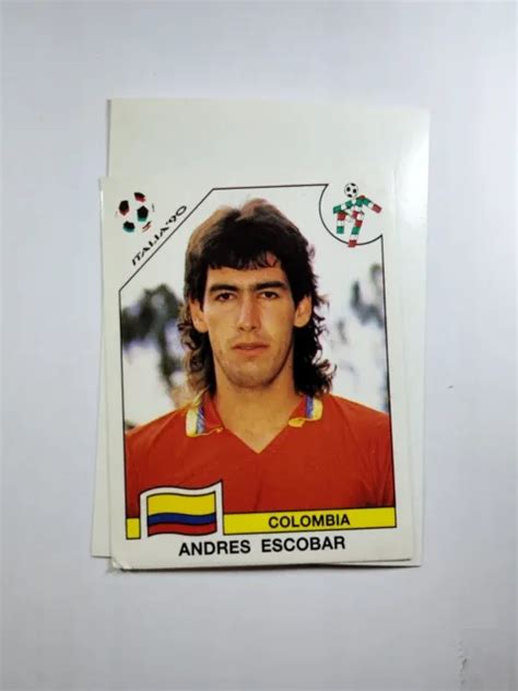 Figurina Fifa Wc Italia Panini Andres Escobar N Rec Eur