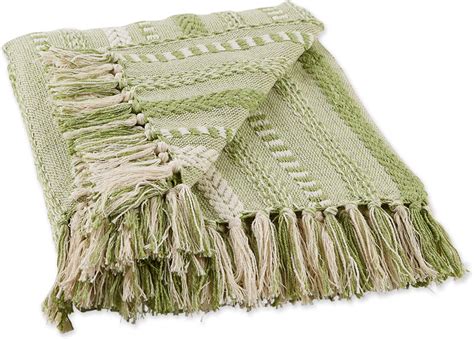 Dii Braided Striped Throw 50x60 Antique Green In 2023 Striped Throw