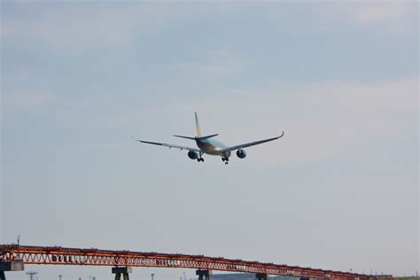 羽田空港b滑走路着陸機