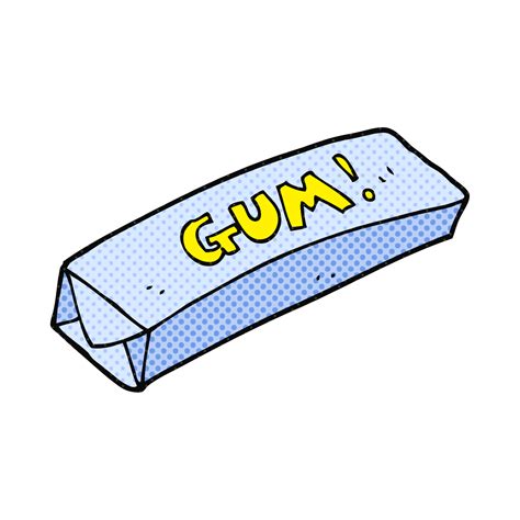 hand drawn cartoon chewing gum 45264496 PNG