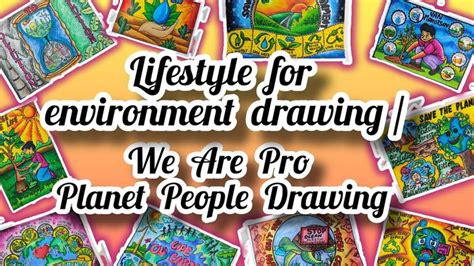 Lifestyle for environment drawing/ Earth Day Drawing competition