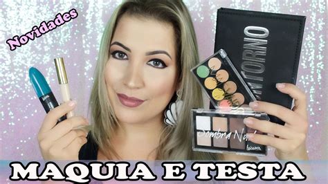 Maquia E Fala Testando Produtos Novos Youtube