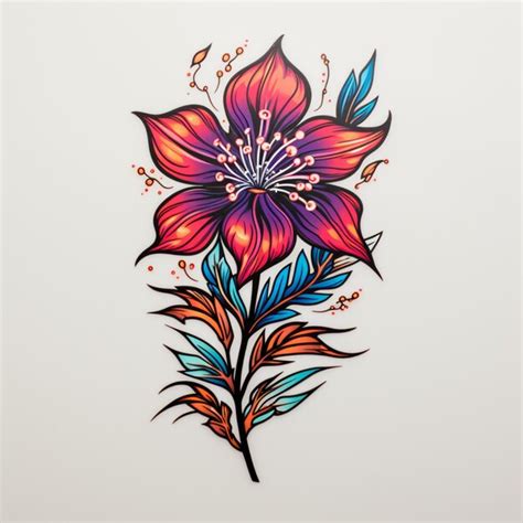 Imágenes De Dibujos Flores Inspirados Tatuajes Descarga Gratuita En Freepik