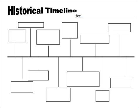 timeline templates  kids   history timeline template
