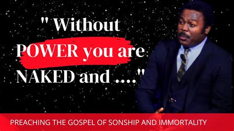 POWERFUL QUOTES FROM PASTOR JOHN ANOSIKE The Bondservant Of Christ