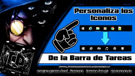 Como Personalizar Los Iconos De La Barra De Tareas En Windows 10 YouTube