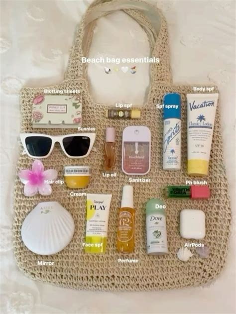 ☀️👙👙⛱️🏖️🏝️🩳🐚🩱🌊🌊🌊🌊 In 2024 Beach Bag Essentials Beach Bag Summer Bag Essentials