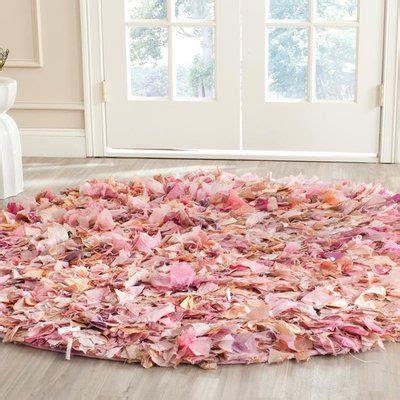 Bungalow Rose Godsey Geometric Handmade Shag Area Rug Wayfair Rugs