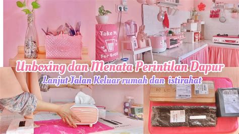 DAILY VLOG IBU RUMAH TANGGA MENATA PERINTILAN DAPUR Di DAPUR PINK