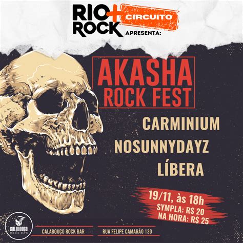 Akasha Rock Fest Próxima Edição Acontece Dia 19 De Novembro E Vai