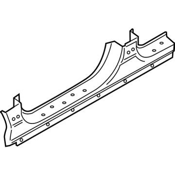 71312 S1D10 Genuine Hyundai Panel Side SILL Outer LH