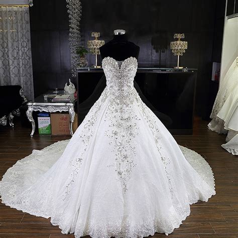 Heavy Handwork Luxury Couture Designer Wedding Dress Dresses Women Lady