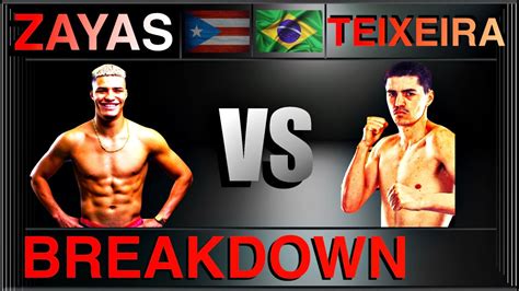 Xander Zayas Vs Patrick Teixeira Fight Breakdown Youtube