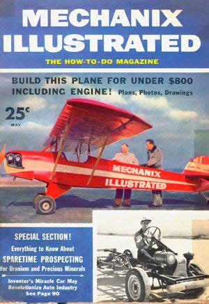 The May 1955 Issue Of Mechanix Illustrated Magazine With The Cover