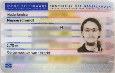 Dutch Id Card