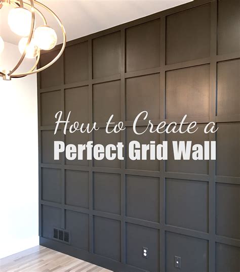 Tutorial for Creating a Perfect Grid Wall – Welsh Design Studio