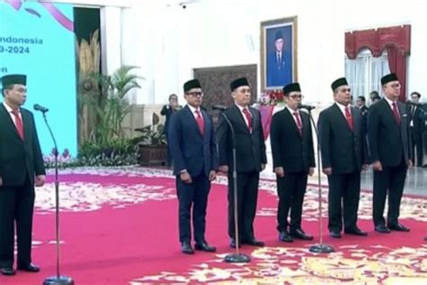 Reshuffle Ini Daftar Menteri Dan Wakil Menteri Kabinet Jokowi Maruf