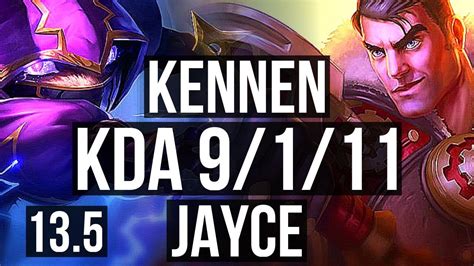 Kennen Vs Jayce Top 9111 700 Games 900k Mastery Dominating