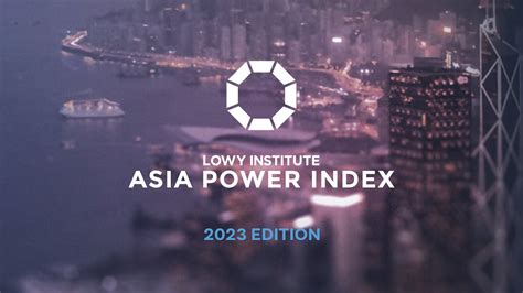 Launch Of The Asia Power Index 2023 YouTube