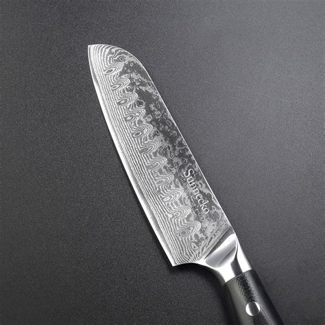 2018 Sunnecko 5 Damascus Santoku Knife Japanese Vg10 Steel Blade