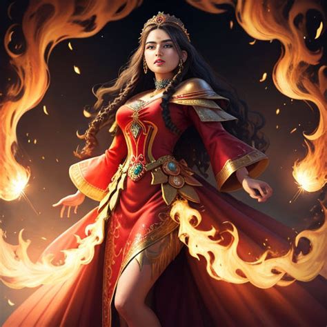 Fantasy Fire Queen