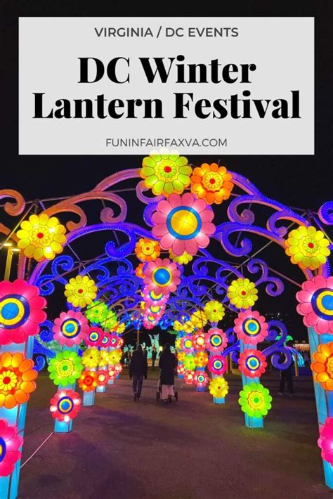 Beautiful 2024 DC Winter Lantern Festival in Northern Virginia