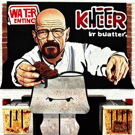 Walter White Burger King Ad Openart