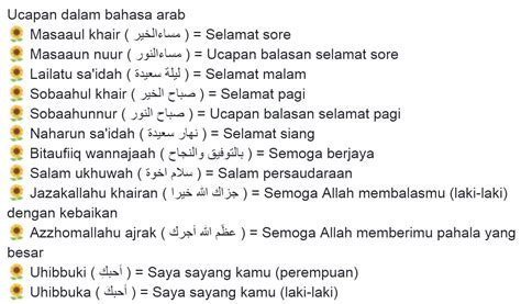 Gambar Ucapan Selamat Malam Bahasa Arab Denah