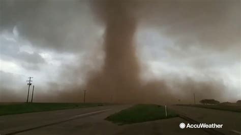 Monster Tornado Churns Just A Few Hundred Feet Away From Storm Chasers