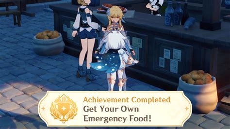 Silly Old Easy Hidden Achievement Get Your Own Emergency Food Genshin Impact Genshin Impact