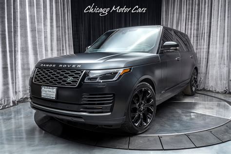 Used 2019 Land Rover Range Rover Autobiography LWB RARE Matte Black ...